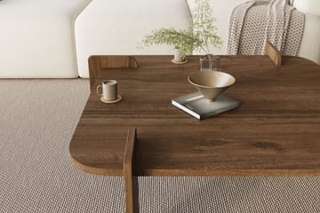 Campwell sofabord 90 cm kvadratisk - Valnøtt - Møbler - Bord - Sofabord