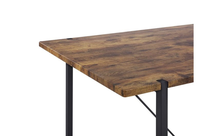 Carbo Spisebord 80x160 cm - Mørk Brun/Svart - Møbler - Bord - Spisebord & kjøkkenbord