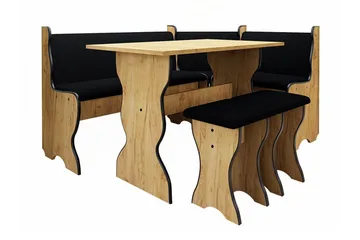 Carnew Kjøkkenskap - Svart - Møbler - Bord - Spisegrupper