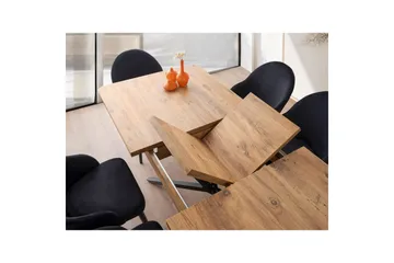 Cassel Spisebord 160 cm Rektangulær - Brun - Møbler - Bord - Spisebord & kjøkkenbord