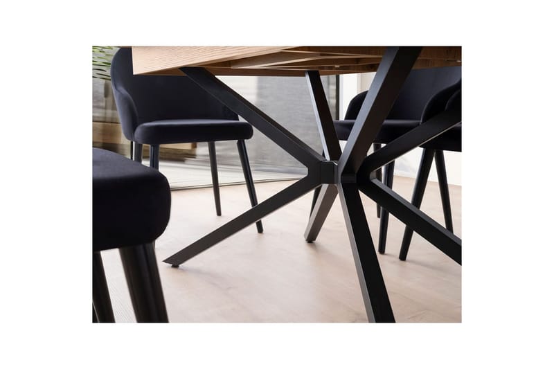 Cassel Spisebord 160 cm Rektangulær - Brun - Møbler - Bord - Spisebord & kjøkkenbord