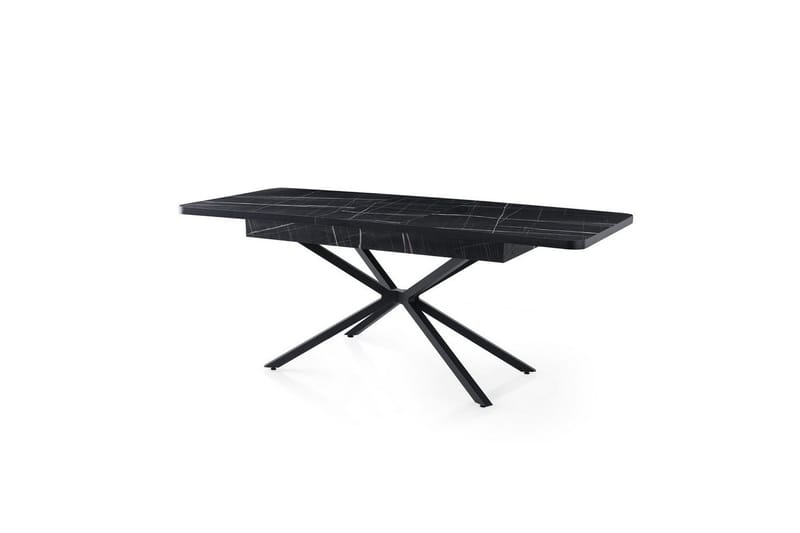 Cassel Spisebord 160 cm Rektangulær - Sort/Hvit - Møbler - Bord - Spisebord & kjøkkenbord