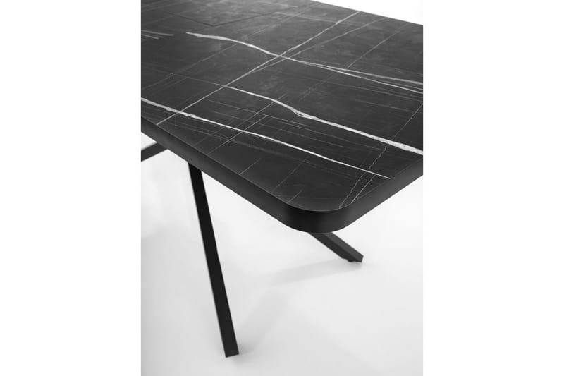 Cassel Spisebord 160 cm Rektangulær - Sort/Hvit - Møbler - Bord - Spisebord & kjøkkenbord