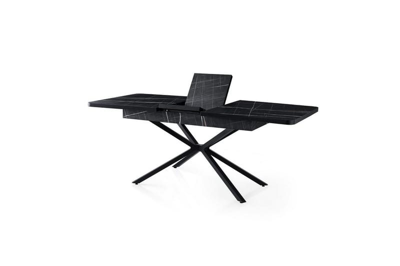 Cassel Spisebord 160 cm Rektangulær - Sort/Hvit - Møbler - Bord - Spisebord & kjøkkenbord