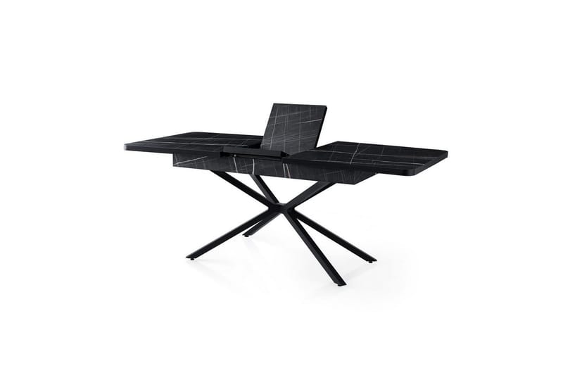 Cassel Spisebord 160 cm Rektangulær - Sort/Hvit - Møbler - Bord - Spisebord & kjøkkenbord