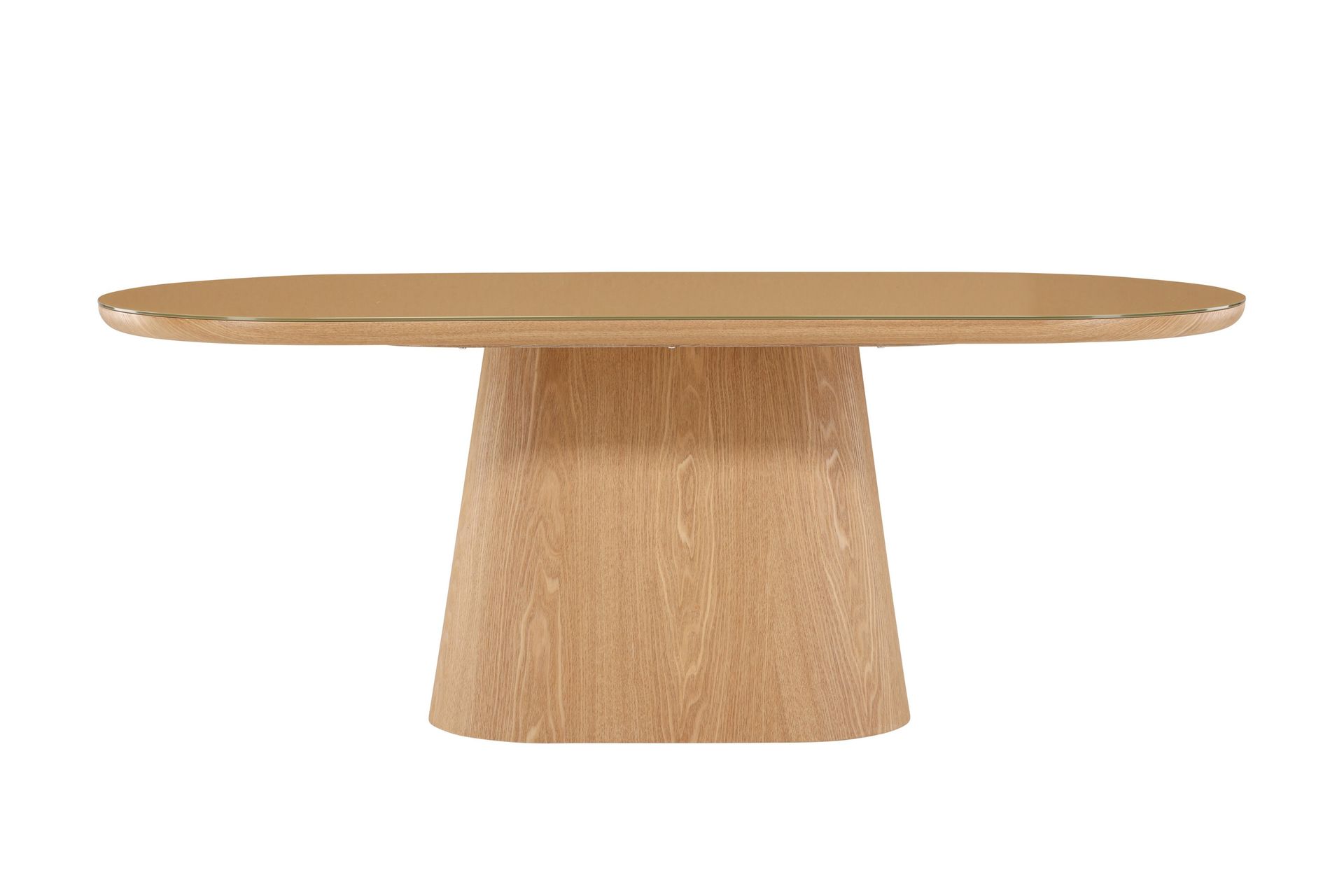 Castor Spisebord 200 cm Oval - Natur - Møbler - Bord - Spisebord & kjøkkenbord