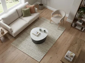 Cedrik sofabord med marmorplate - hvit / svart - Møbler - Bord - Sofabord