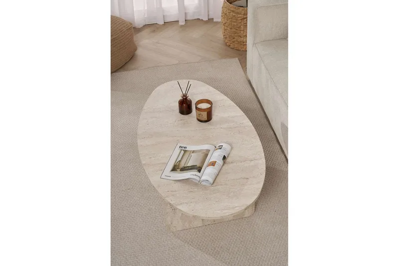 Ceyra Sofabord 120 cm - Beige - Møbler - Bord - Sofabord