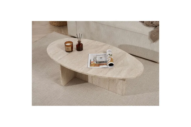 Ceyra Sofabord 120 cm - Beige - Møbler - Bord - Sofabord