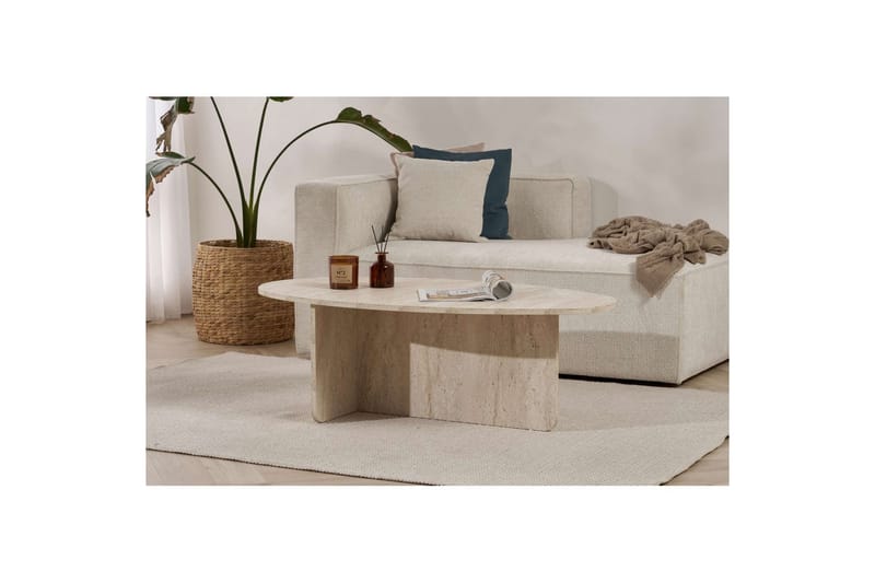 Ceyra Sofabord 120 cm - Beige - Møbler - Bord - Sofabord