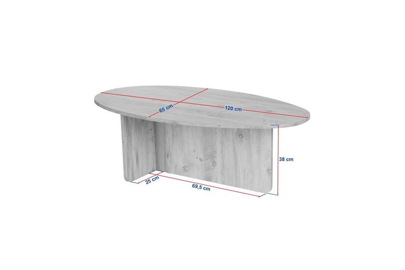 Ceyra Sofabord 120 cm - Svart - Møbler - Bord - Sofabord