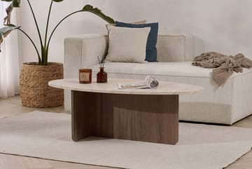 Ceyra Sofabord 120x40x65 cm - Travertine Walnut - Møbler - Bord - Sofabord