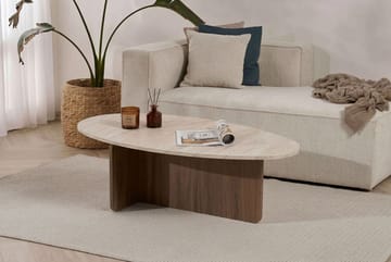 Ceyra Sofabord 120x40x65 cm - Travertine Walnut - Møbler - Bord - Sofabord