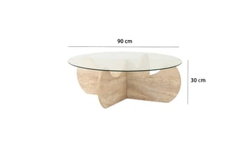 Chaino Sofabord 90 cm - Beige - Møbler - Bord - Sofabord