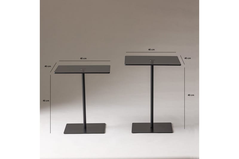 Challur Sofabord 40 cm - Svart - Møbler - Bord - Sofabord