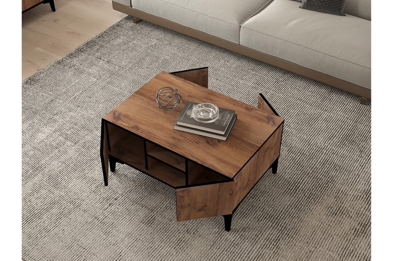 Cide Sofabord 90 cm - Brun/Svart - Møbler - Bord - Sofabord