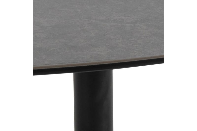 Cimino Ovalt Sofabord 100 cm i Keramikk med Understell i Metall - Mørkegrå - Møbler - Bord - Sofabord