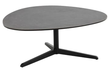 Cimino Ovalt Sofabord 100 cm i Keramikk med Understell i Metall - Mørkegrå - Møbler - Bord - Sofabord