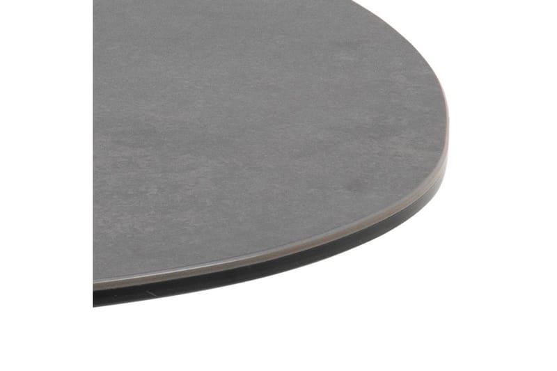 Cimino Ovalt Sofabord 84 cm i Keramikk med Understell i Metall - Mørkegrå - Møbler - Bord - Sofabord
