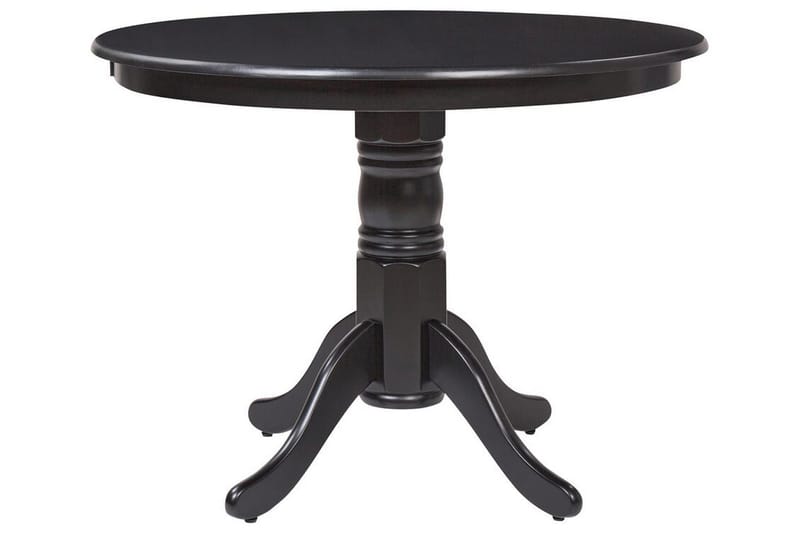 Cinnamon Spisebord 100x76 cm Rundt, Svart