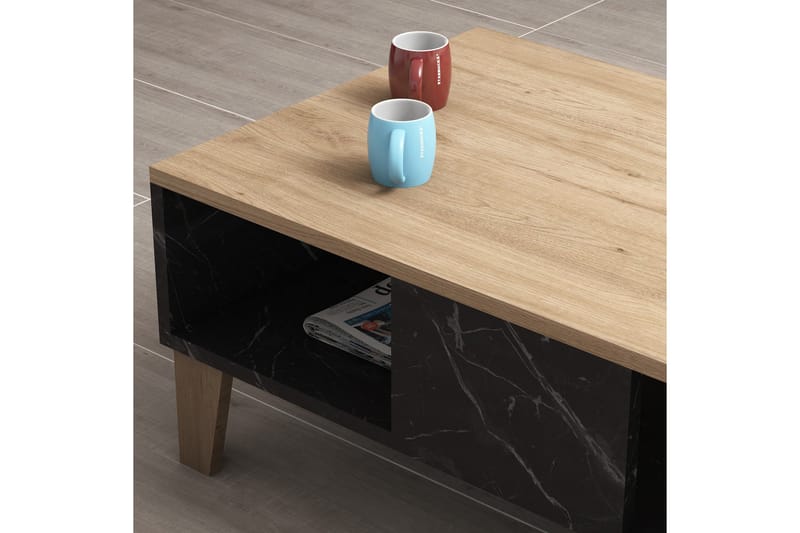 Coffee Table Eik|Marmor - Sofabord