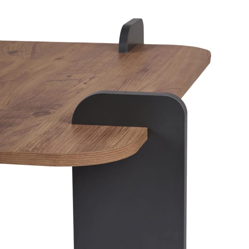 Coffee Table Nordure Furu Svart - Møbler - Bord - Sofabord