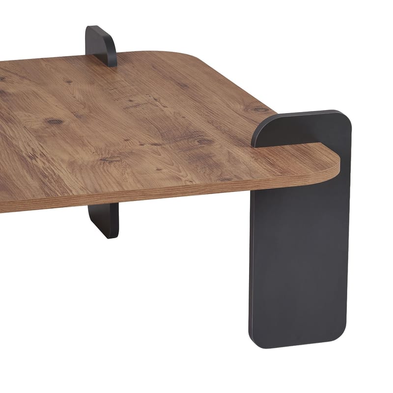 Coffee Table Nordure Furu Svart - Møbler - Bord - Sofabord
