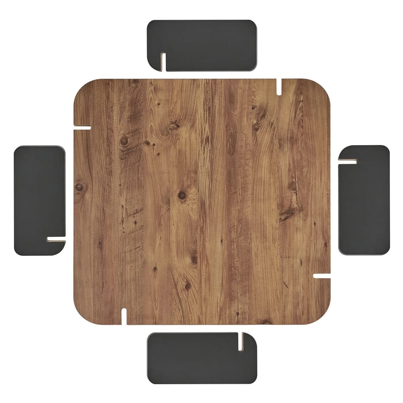 Coffee Table Nordure Furu Svart - Møbler - Bord - Sofabord