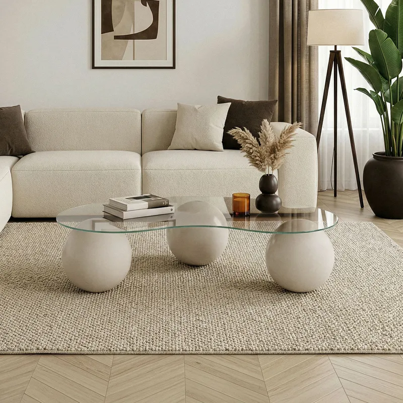 Coffee Table Nordure Transparent - Møbler - Bord - Sofabord