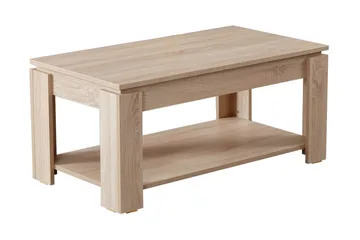 Comfortale Sofabord 104 cm med Oppbevaringshylle - Bok - Møbler - Bord - Sofabord