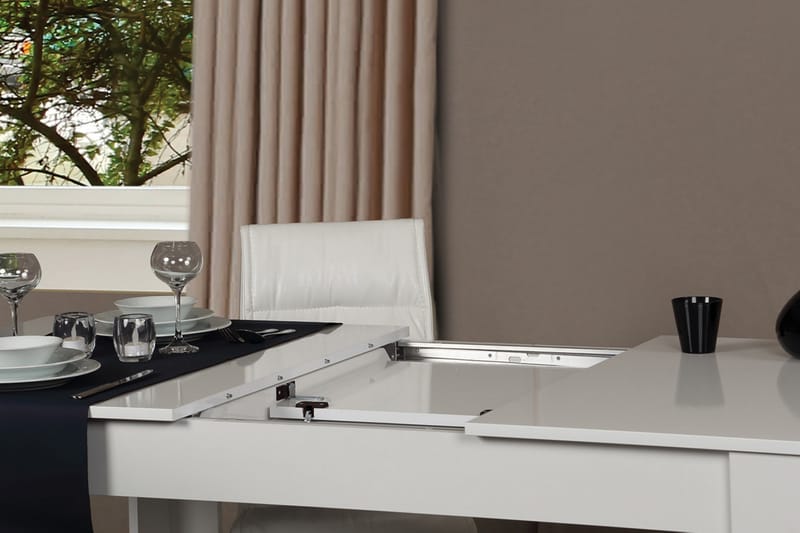 Comfortale Spisebord Forlengningsbart - Grå - Spisebord & kjøkkenbord