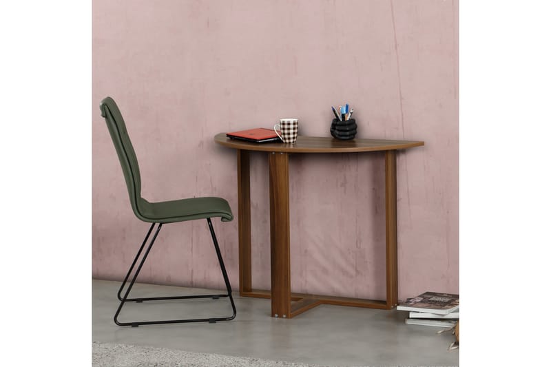 Comfortale Spisebord Halvmåne - Brun - Spisebord & kjøkkenbord