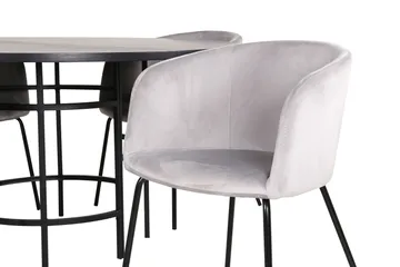Copenhagen spisegruppe 140 cm rund med 4 Berit-stoler - Møbler - Bord - Spisegrupper