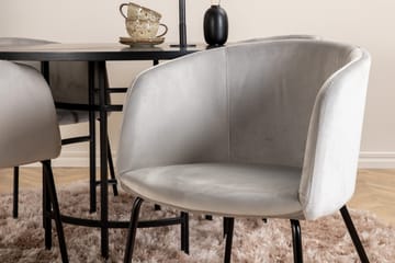 Copenhagen spisegruppe 140 cm rund med 4 Berit-stoler - Møbler - Bord - Spisegrupper
