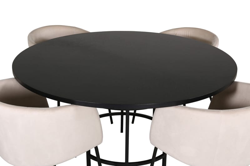 Copenhagen Spisegruppe 140 cm Rund med 4 Berit stoler - Møbler - Bord - Spisegrupper