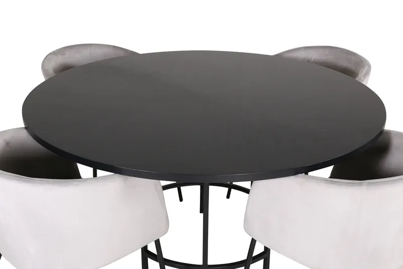 Copenhagen spisegruppe 140 cm rund med 4 Berit-stoler - Møbler - Bord - Spisegrupper
