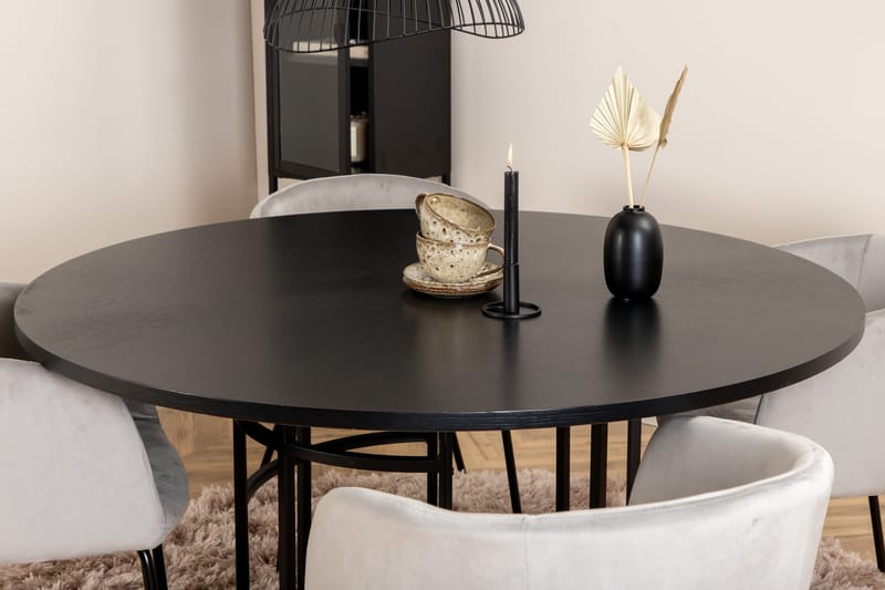 Copenhagen spisegruppe 140 cm rund med 4 Berit-stoler - Møbler - Bord - Spisegrupper