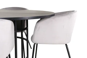 Copenhagen spisegruppe 140 cm rund med 4 Berit-stoler - Møbler - Bord - Spisegrupper