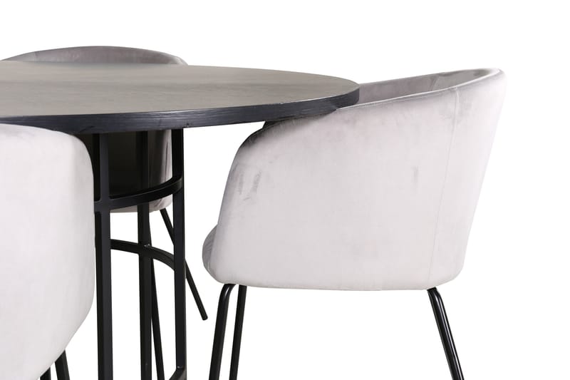 Copenhagen spisegruppe 140 cm rund med 4 Berit-stoler - Møbler - Bord - Spisegrupper