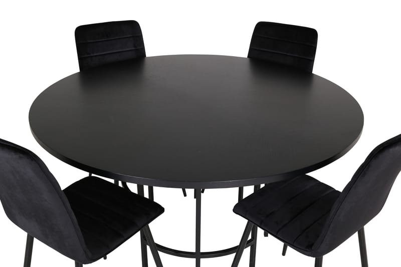 Copenhagen Spisegruppe 140 cm Rund med 4 Windu Luksus stoler - Møbler - Bord - Spisegrupper