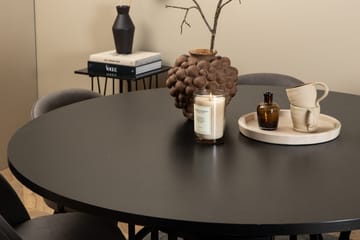 Copenhagen spisegruppe 140 cm rund med 6 Velvet-stoler - Møbler - Bord - Spisegrupper