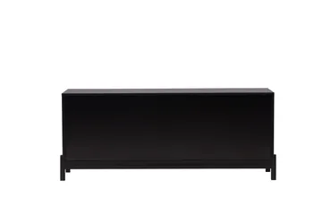 Corpus Gulvstående TV-benk 138 cm med Oppbevaring i Malt Tre - Svart - Møbler - Mediamøbel & tv møbel - TV-benk & mediabenk