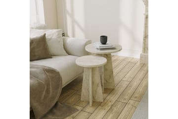 Corren Stuebord 40 cm - Travertin - Møbler - Bord - Sofabord