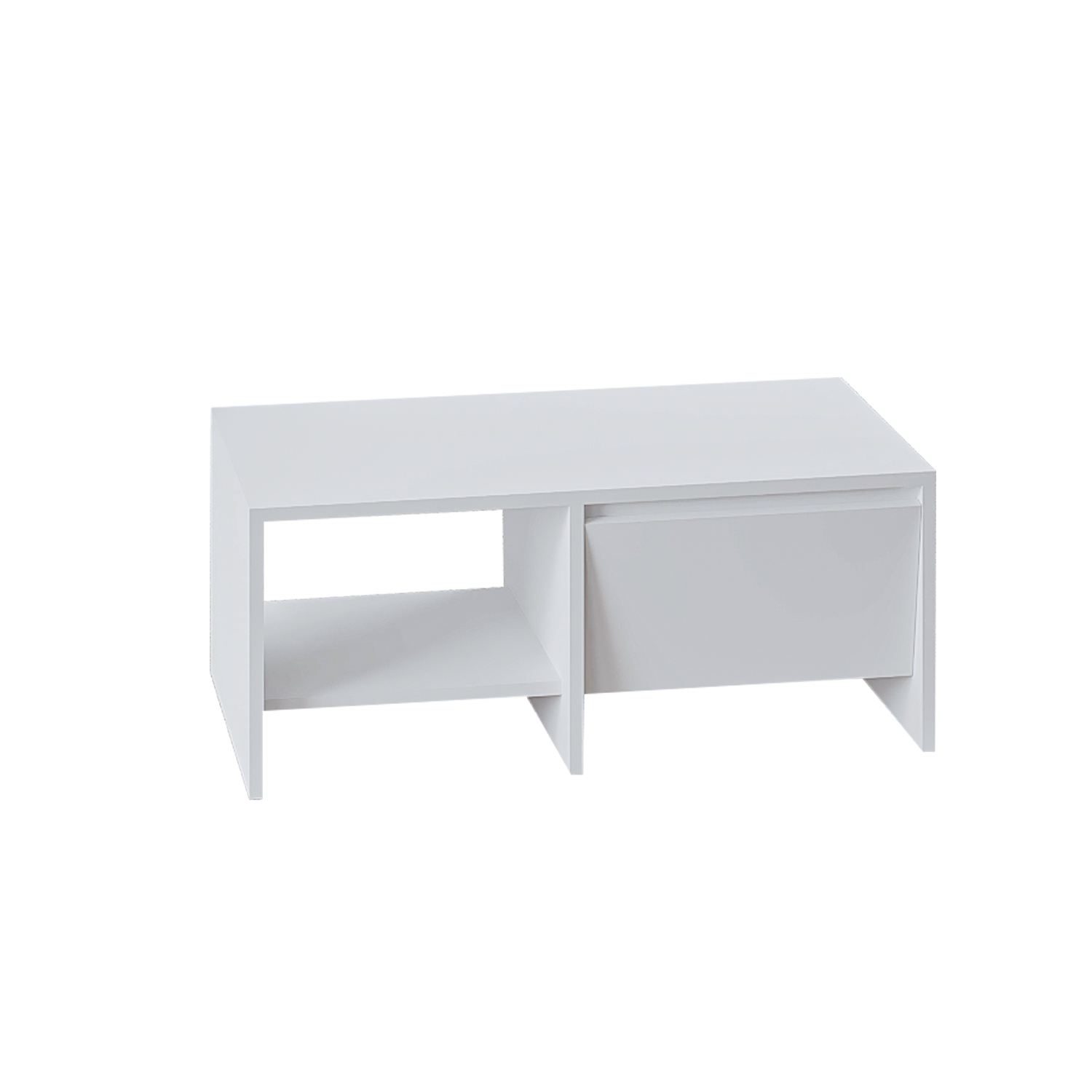 Crala Sofabord 90x35x45 cm - Hvit