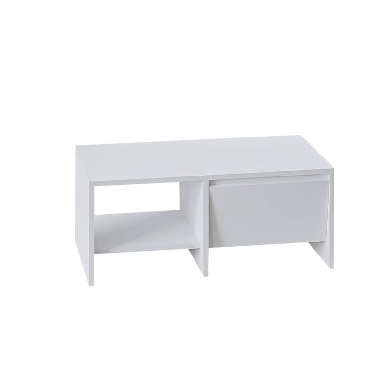Crala Sofabord 90x35x45 cm - Hvit - Møbler - Bord - Sofabord