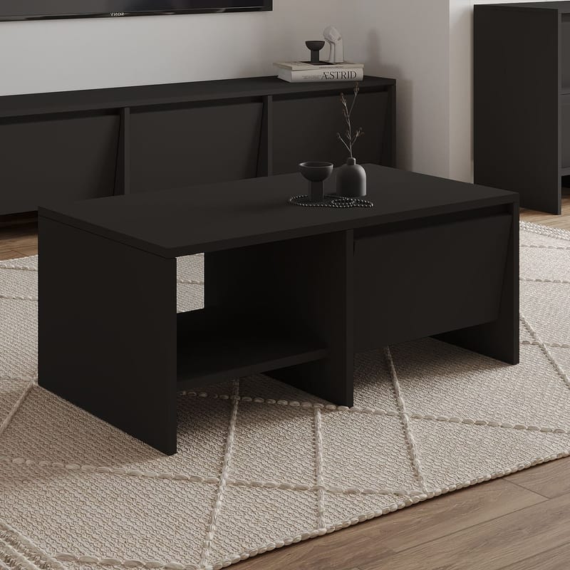 Crala Sofabord 90x35x45 cm - Svart - Møbler - Bord - Sofabord