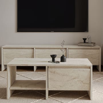 Crala Sofabord 90x35x45 cm - Travertin - Møbler - Bord - Sofabord