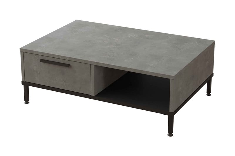 Cranner Sofabord 90 cm - Sølv/Svart - Sofabord