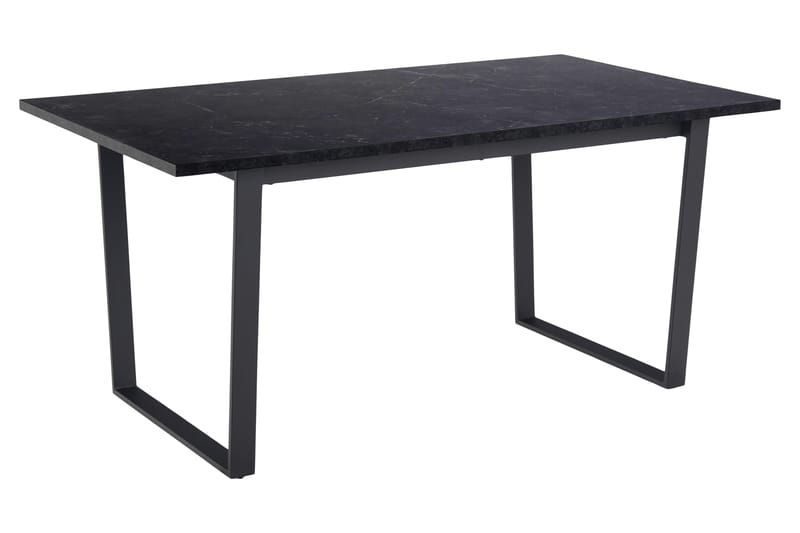 Crownthorpe Spisebord 160 cm - Svart/Matt Svart - Spisebord & kjøkkenbord