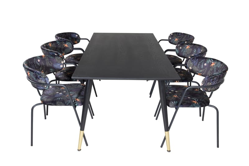 Daicy Spisebord 180 cm med 6 stk. Arcarazo Lenestoler - Møbler - Bord - Spisegrupper